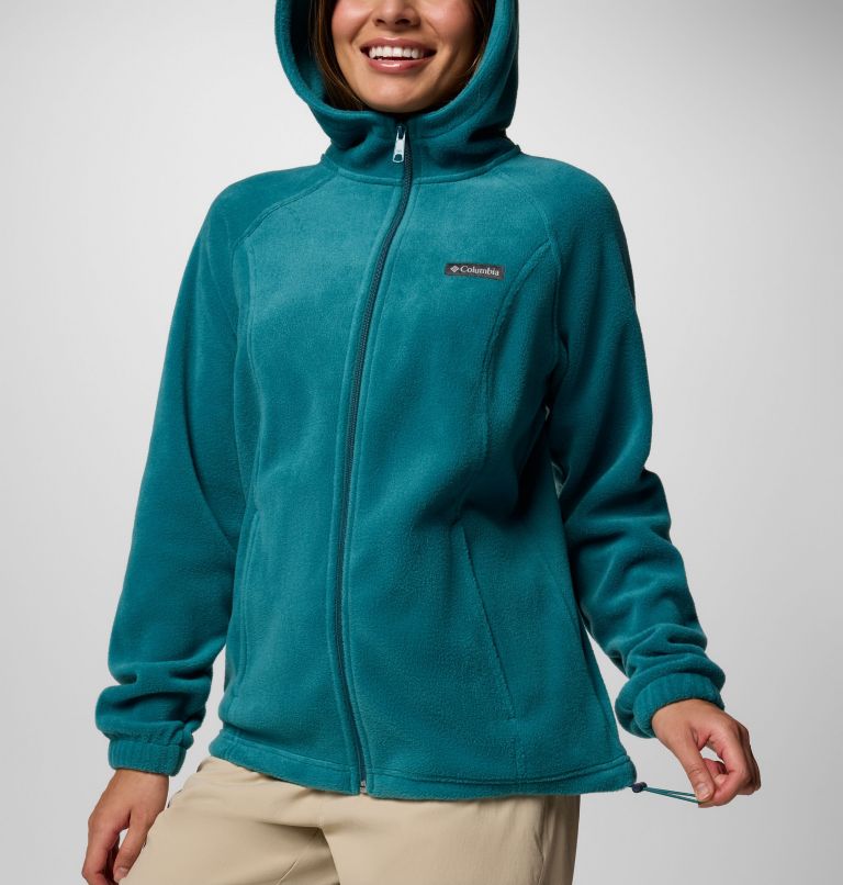 Women's Benton Springs Full Zip Fleece Hoodie, Color: River Blue, image 5
