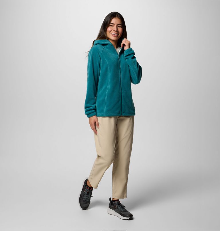 Women's Benton Springs Full Zip Fleece Hoodie, Color: River Blue, image 7