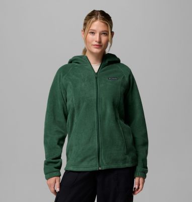Women's Benton Springs Full Zip Fleece Hoodie, Color: Rain Forest, image 17