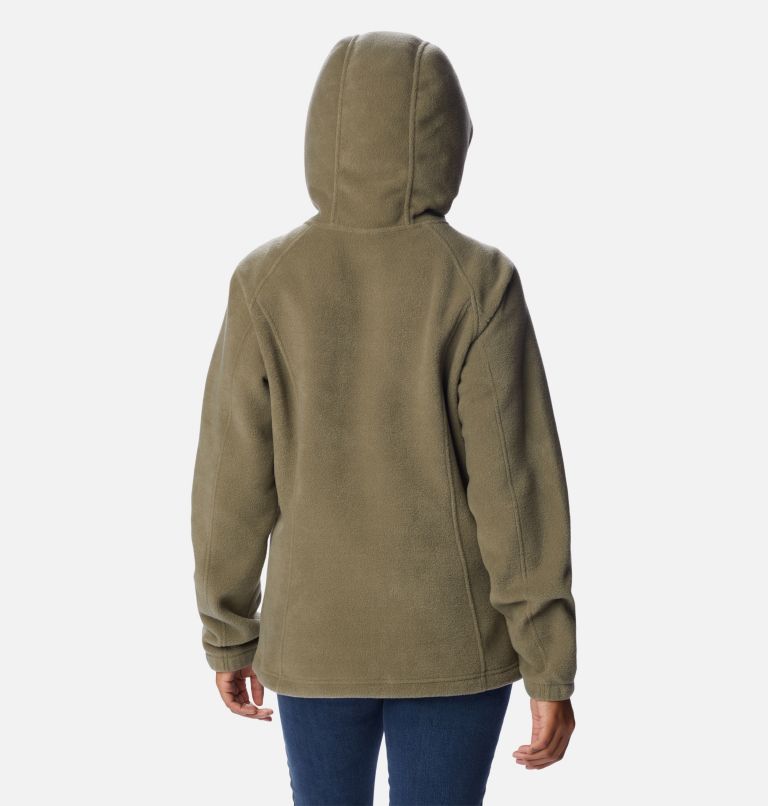 Women's Benton Springs Full Zip Fleece Hoodie, Color: Stone Green, image 2