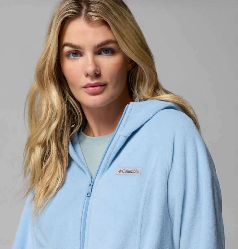 Women's Benton Springs Full Zip Fleece Hoodie, Color: Ripple Blue, image 6