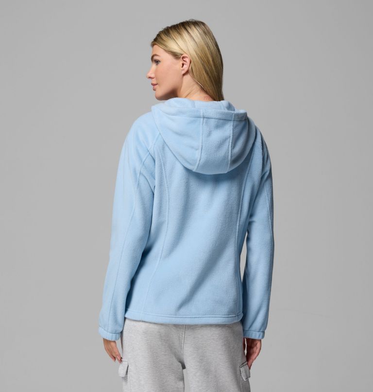 Women's Benton Springs Full Zip Fleece Hoodie, Color: Ripple Blue, image 3
