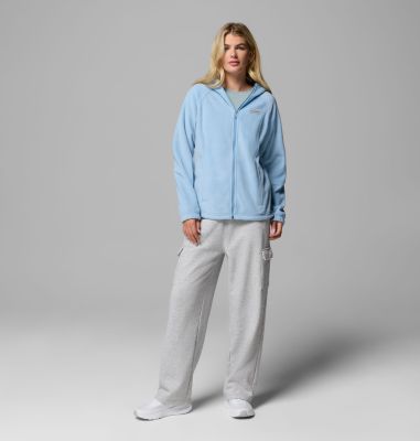 Women's Benton Springs Full Zip Fleece Hoodie, Color: Ripple Blue, image 6