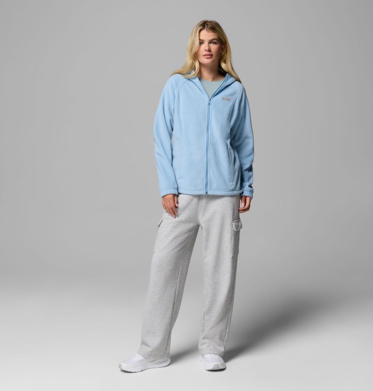 Women's Benton Springs Full Zip Fleece Hoodie, Color: Ripple Blue, image 2