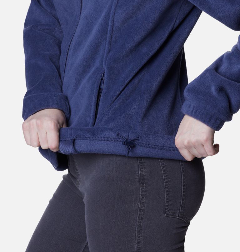 Columbia Veste polaire panoramique à bouton-pression pour femme, craie, taille XL