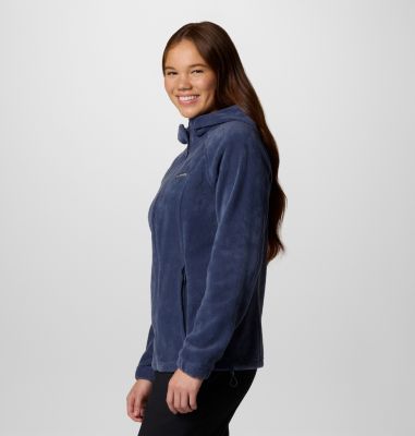 Women's Benton Springs Full Zip Fleece Hoodie, Color: Nocturnal, image 36