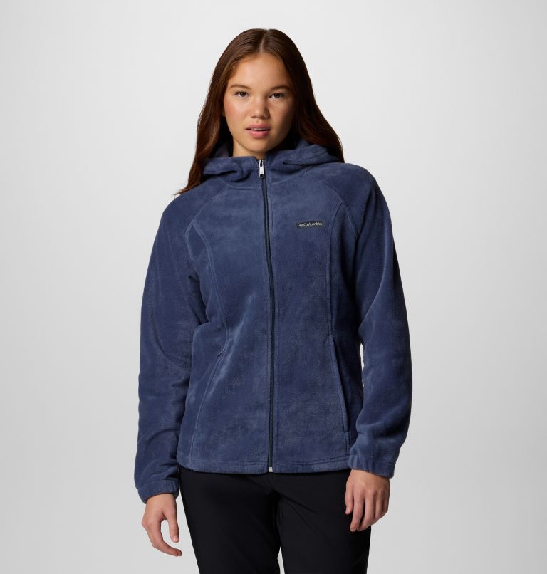 Women's Benton Springs Full Zip Fleece Hoodie, Color: Nocturnal, image 1
