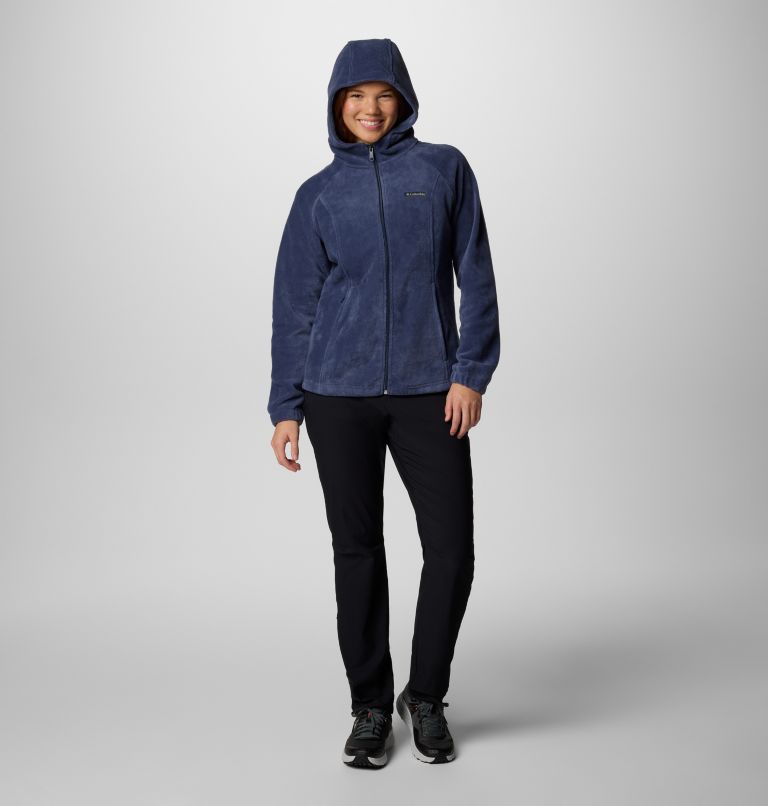 Women's Benton Springs Full Zip Fleece Hoodie, Color: Nocturnal, image 2