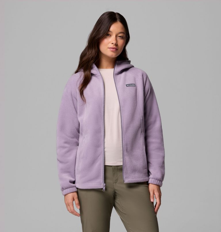 Women's Benton Springs Full Zip Fleece Hoodie, Color: Shale Purple, image 5
