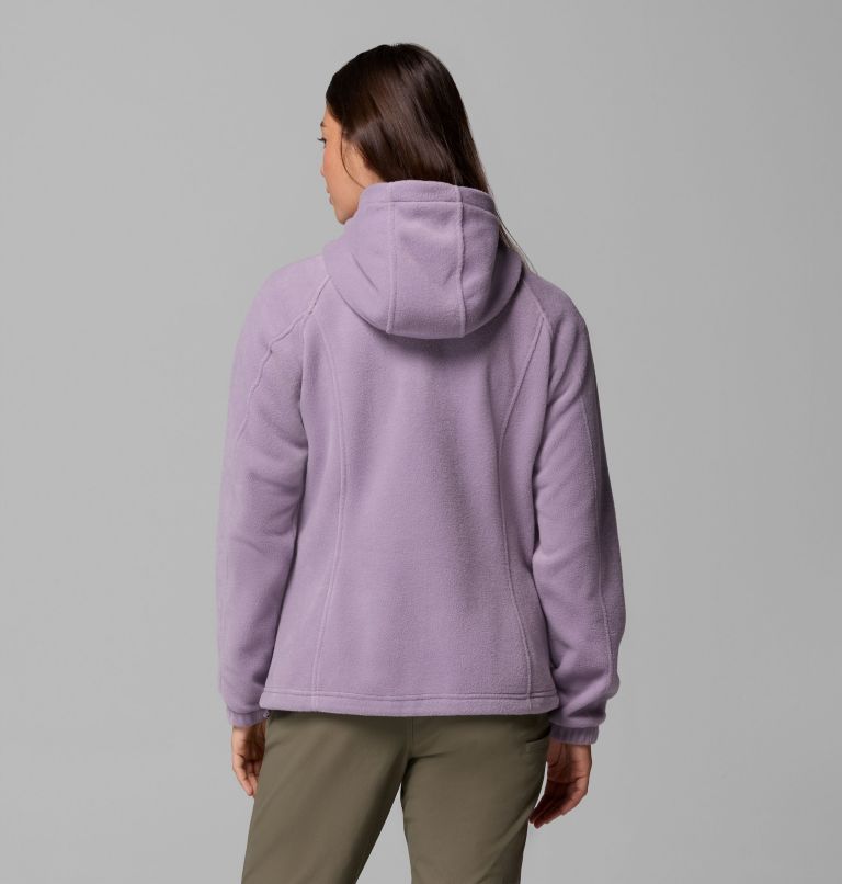 Women's Benton Springs Full Zip Fleece Hoodie, Color: Shale Purple, image 3