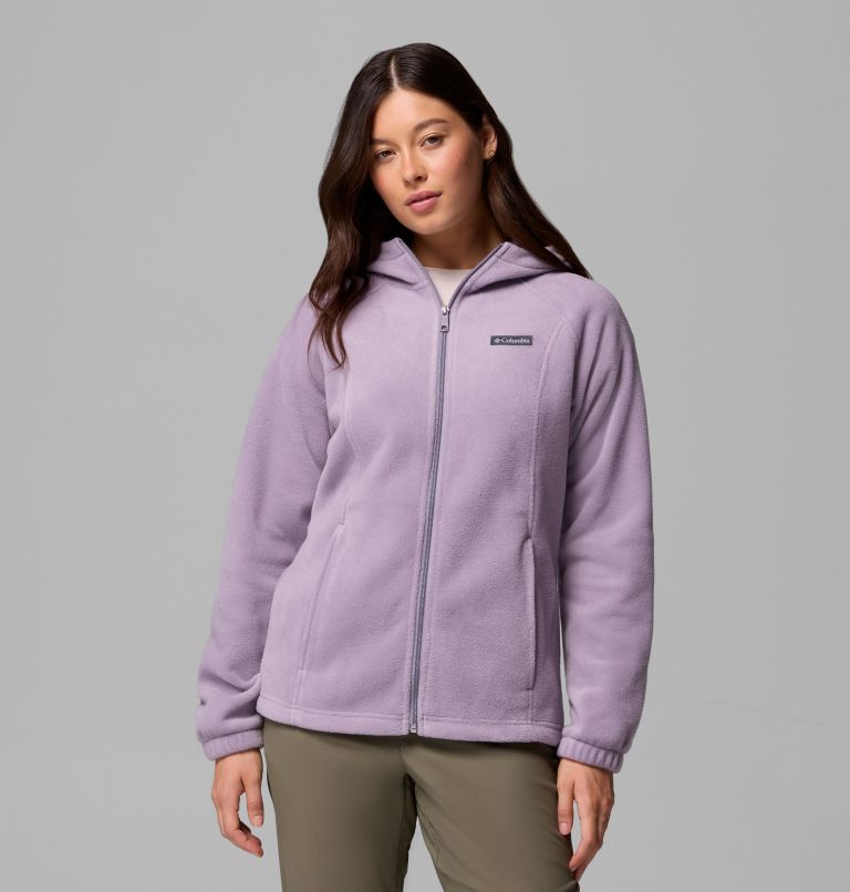 Women's Benton Springs Full Zip Fleece Hoodie, Color: Shale Purple, image 1