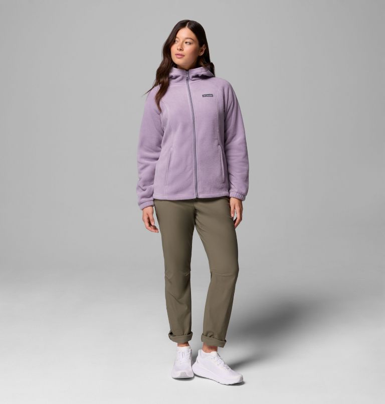 Women's Benton Springs Full Zip Fleece Hoodie, Color: Shale Purple, image 2