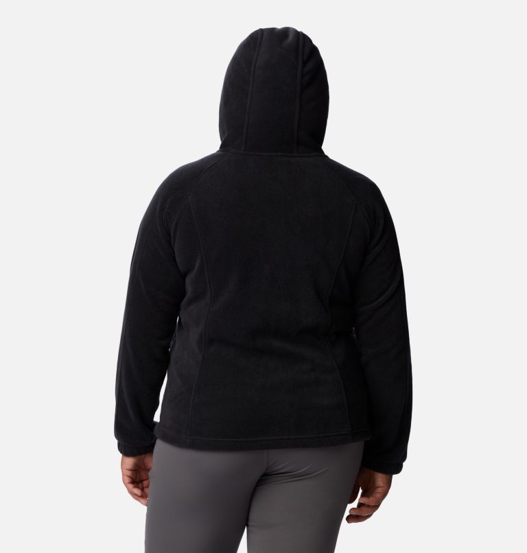 Women's Benton Springs Full Zip Fleece Hoodie - Plus Size, Color: Black, image 2