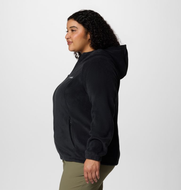 Women's Benton Springs Full Zip Fleece Hoodie - Plus Size, Color: Black, image 3