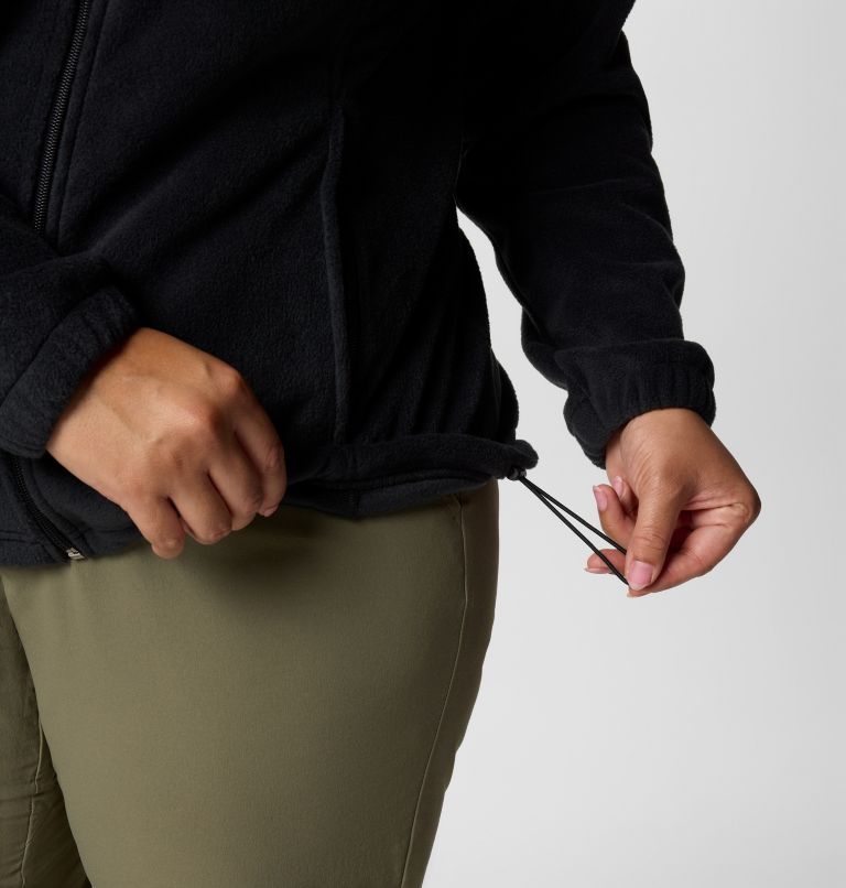 Women's Benton Springs Full Zip Fleece Hoodie - Plus Size, Color: Black, image 5