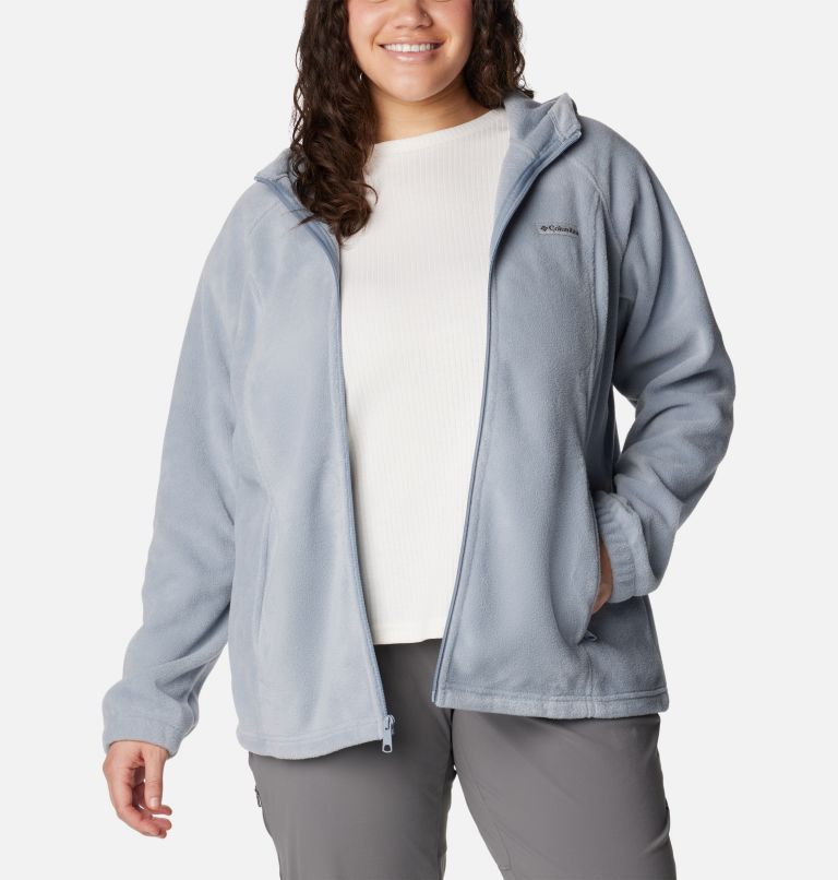  Columbia Women's Plush Peak Full Zip Hoodie Fleece, Metal,  X-Small : Sports & Outdoors