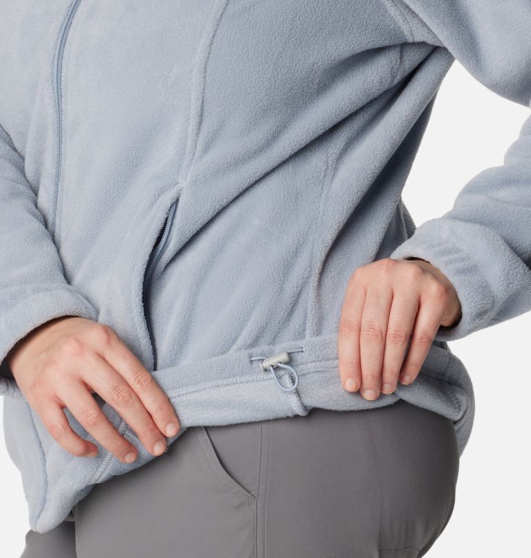 Women's Benton Springs Full Zip Fleece Hoodie - Plus Size, Color: Tradewinds Grey, image 6
