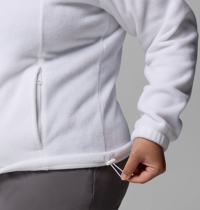 Women's Benton Springs Full Zip Fleece Hoodie - Plus Size, Color: White, image 7