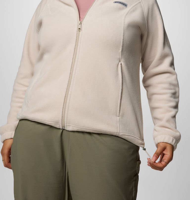 Women's Benton Springs Full Zip Fleece Hoodie - Plus Size, Color: Dark Stone, image 5