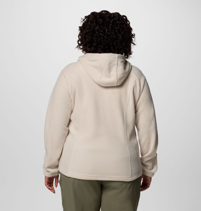 Women's Benton Springs Full Zip Fleece Hoodie - Plus Size, Color: Dark Stone, image 2