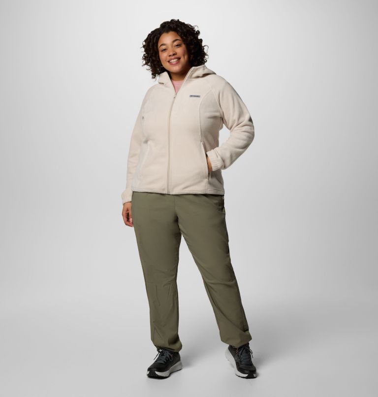 Women's Benton Springs Full Zip Fleece Hoodie - Plus Size, Color: Dark Stone, image 6