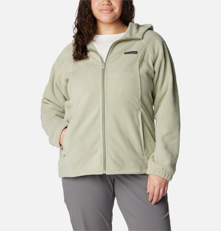 Columbia plus size benton springs hooded store fleece jacket