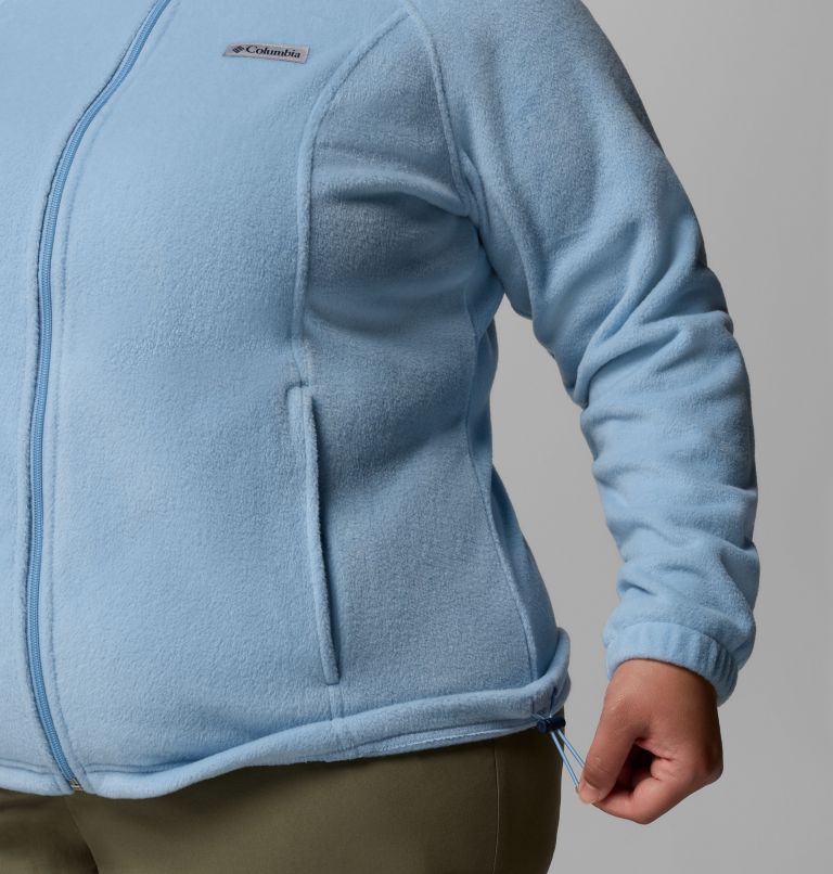 Women's Benton Springs Full Zip Fleece Hoodie - Plus Size, Color: Ripple Blue, image 7
