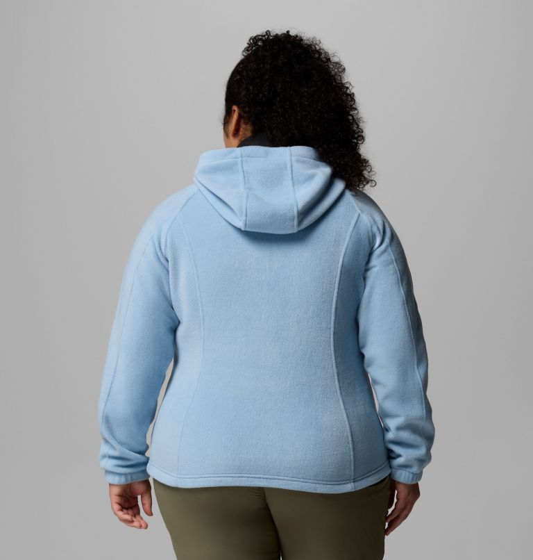 Women's Benton Springs Full Zip Fleece Hoodie - Plus Size, Color: Ripple Blue, image 3