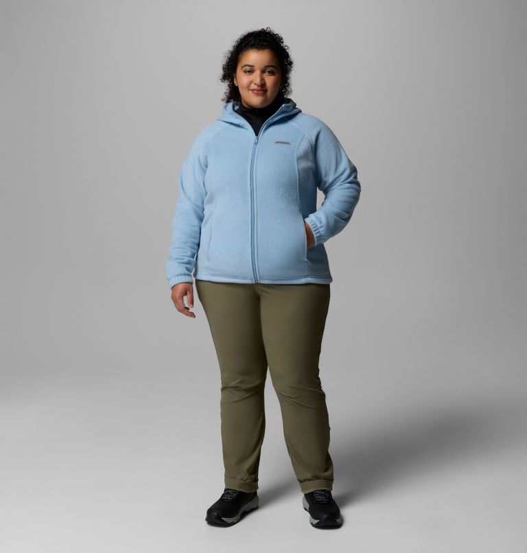 Women's Benton Springs Full Zip Fleece Hoodie - Plus Size, Color: Ripple Blue, image 2