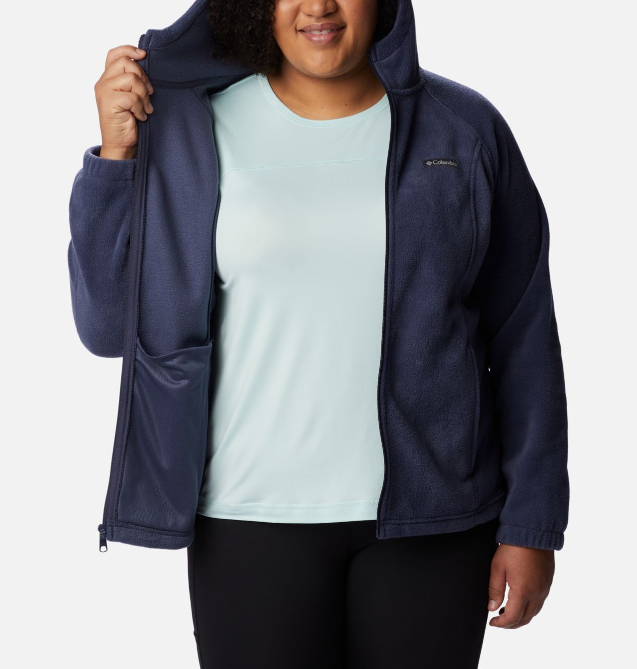 Women's Benton Springs™ Full Zip Fleece Hoodie - Plus Size 5