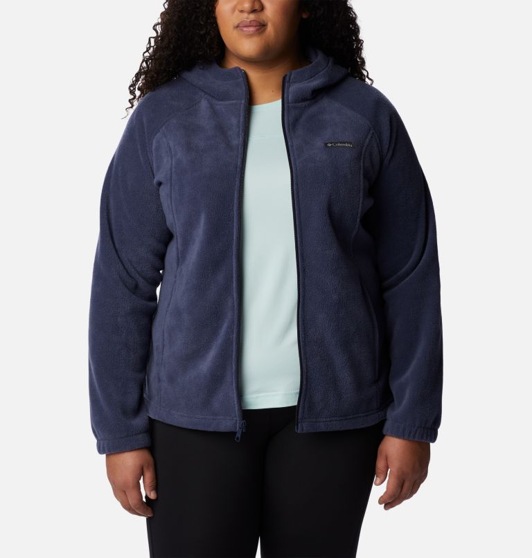 Thumbnail: Sweat à capuche en molleton entièrement zippé Benton Springs pour Femme - Grandes tailles, Color: Nocturnal, image 7