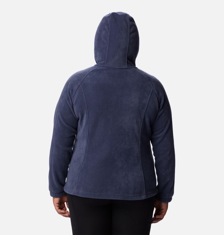 Thumbnail: Sweat à capuche en molleton entièrement zippé Benton Springs pour Femme - Grandes tailles, Color: Nocturnal, image 2