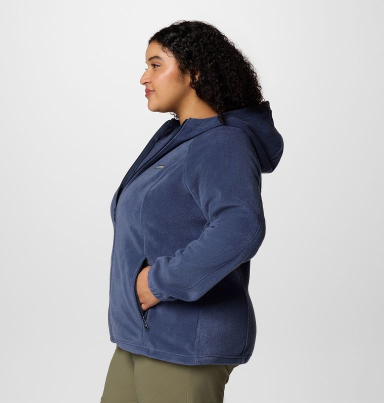 Women's Benton Springs Full Zip Fleece Hoodie - Plus Size, Color: Nocturnal, image 3