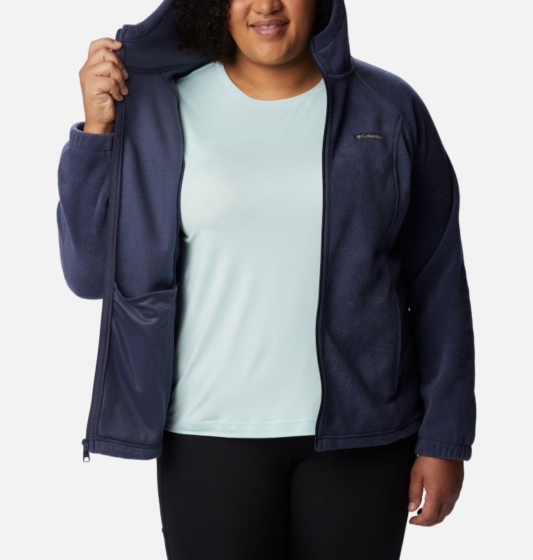 Women s Benton Springs Full Zip Fleece Hoodie Plus Size Columbia Sportswear