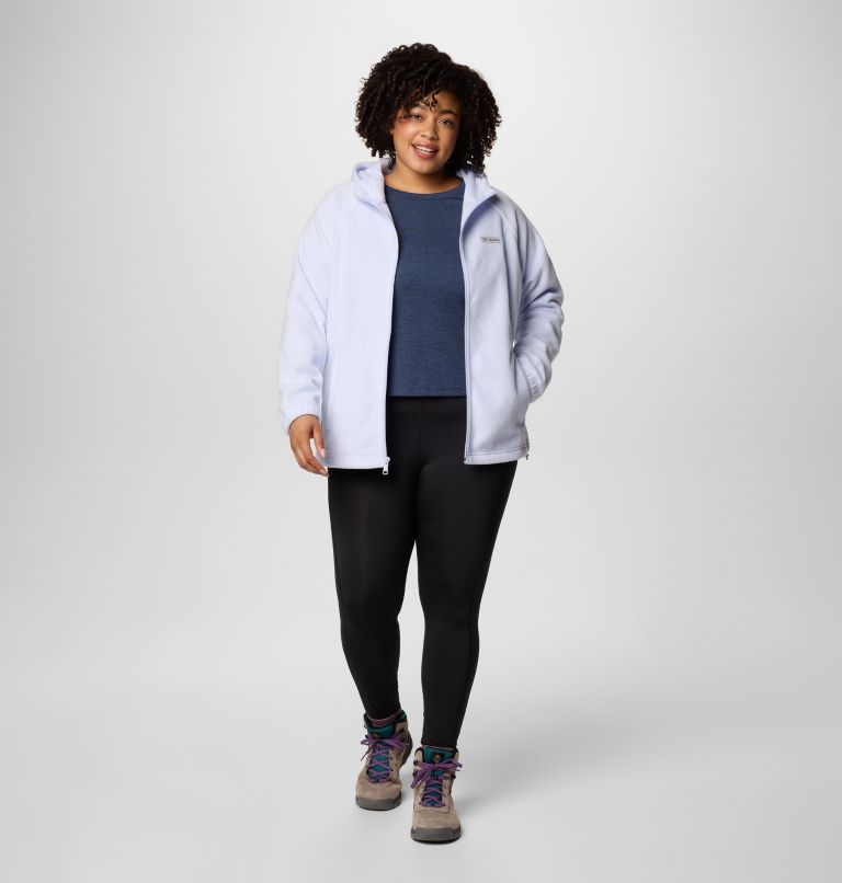 Women's Benton Springs Full Zip Fleece Hoodie - Plus Size, Color: Snowdrift, image 3