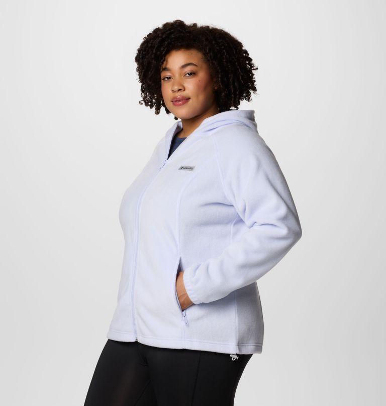 Women's Benton Springs Full Zip Fleece Hoodie - Plus Size, Color: Snowdrift, image 4