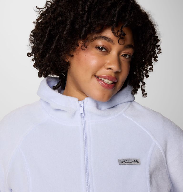 Women's Benton Springs Full Zip Fleece Hoodie - Plus Size, Color: Snowdrift, image 5