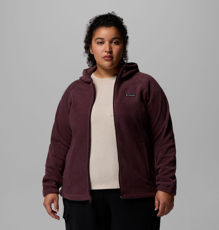 Women's Benton Springs Full Zip Fleece Hoodie - Plus Size, Color: Moonvista, image 5