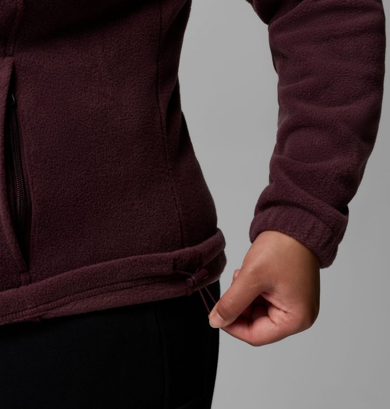 Women's Benton Springs Full Zip Fleece Hoodie - Plus Size, Color: Moonvista, image 7