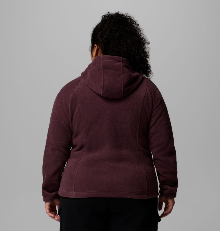Women's Benton Springs Full Zip Fleece Hoodie - Plus Size, Color: Moonvista, image 3