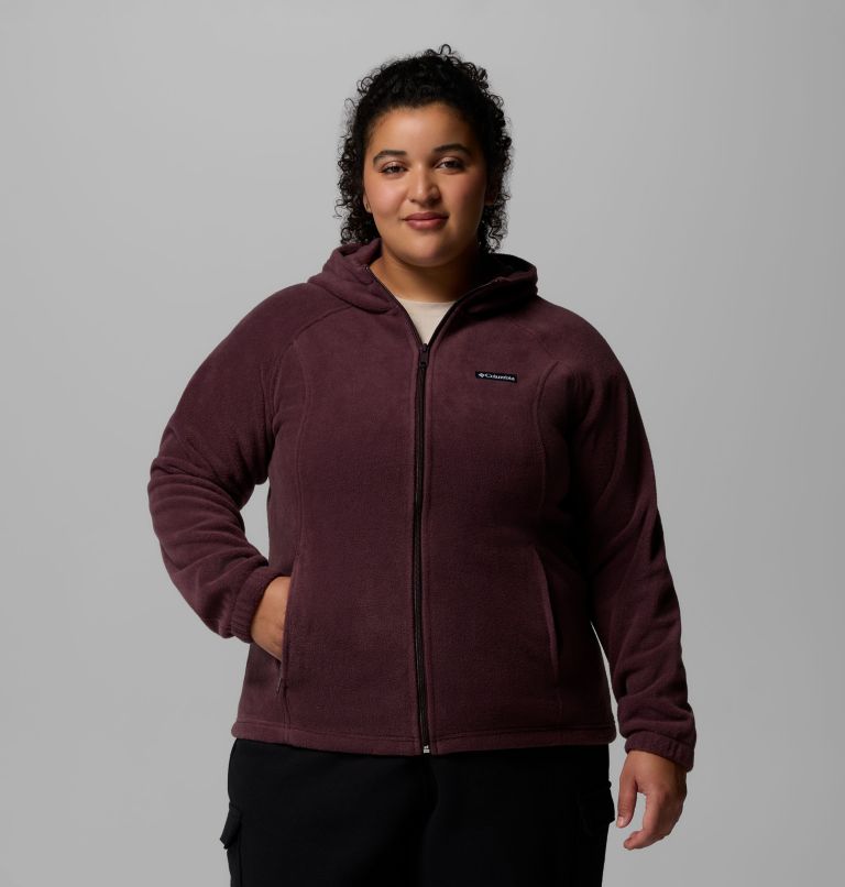 Women's Benton Springs Full Zip Fleece Hoodie - Plus Size, Color: Moonvista, image 1