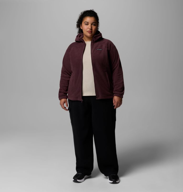 Women's Benton Springs Full Zip Fleece Hoodie - Plus Size, Color: Moonvista, image 2