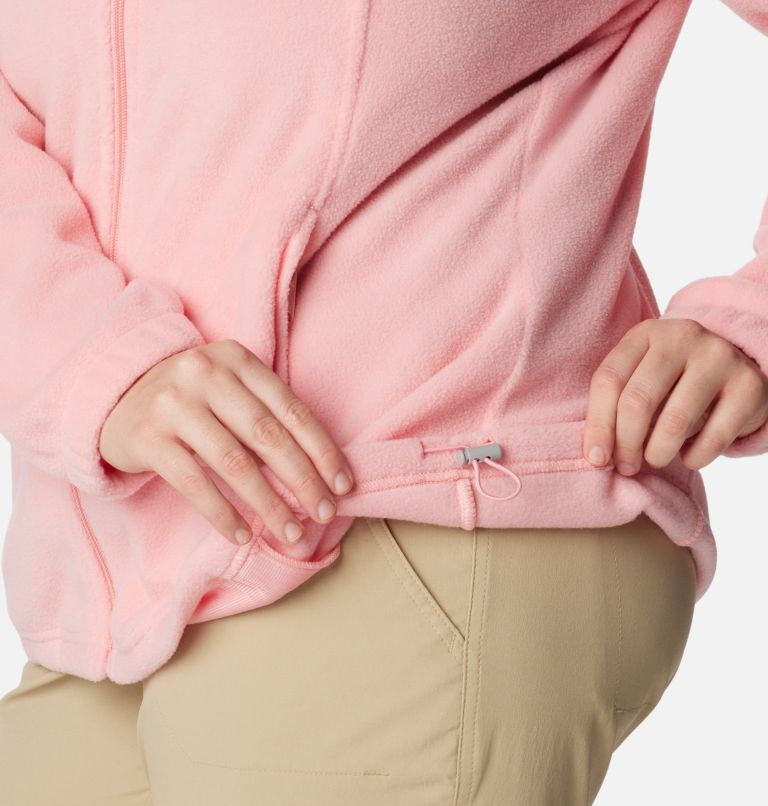 Women's Benton Springs Full Zip Fleece Hoodie - Plus Size, Color: Salmon Rose, image 6