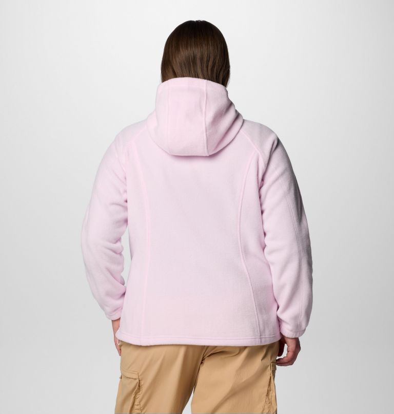 Women's Benton Springs Full Zip Fleece Hoodie - Plus Size, Color: Pink Dawn, image 2