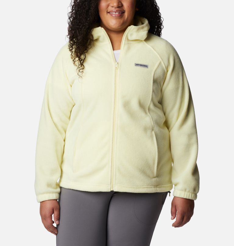 Thumbnail: Women's Benton Springs Full Zip Fleece Hoodie - Plus Size, Color: Endive, image 1
