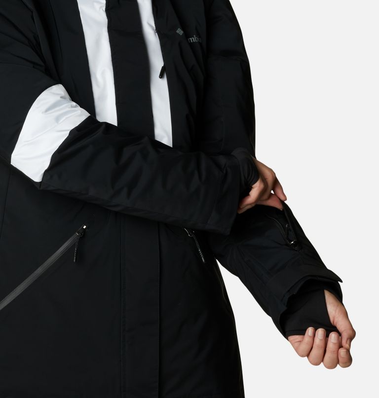Thumbnail: Women's Forbidden Peak Interchange Jacket, Color: Black, White, image 8