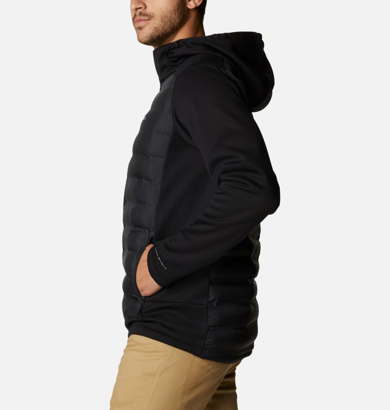 Thumbnail: Men's Out-Shield Insulated Full Zip Hoodie, Color: Black, image 3