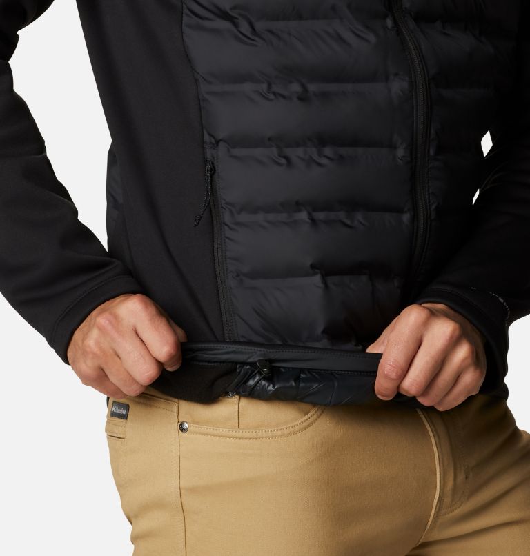Thumbnail: Men's Out-Shield Insulated Full Zip Hoodie, Color: Black, image 6