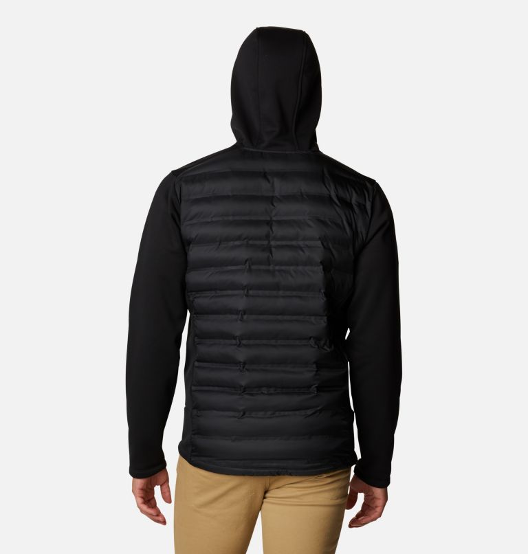 Thumbnail: Men's Out-Shield Insulated Full Zip Hoodie, Color: Black, image 2