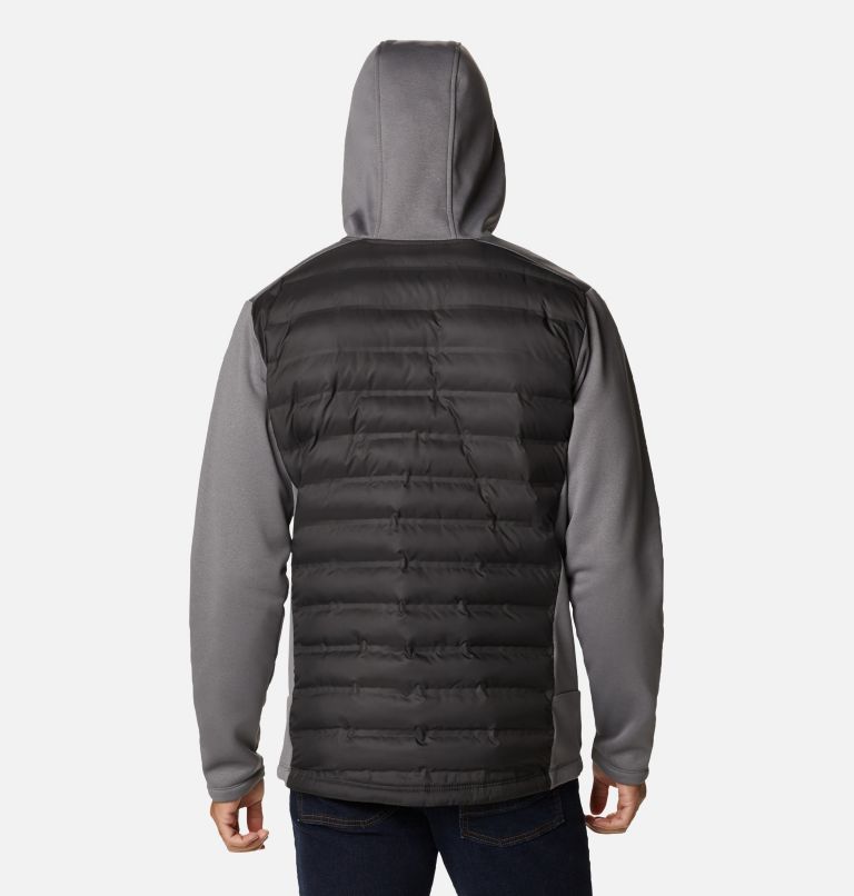 Thumbnail: Men's Out-Shield Insulated Full Zip Hoodie, Color: City Grey, Shark, image 2
